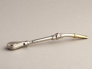 Бомбижья (бомбилья) для мате #48, 16 см., металл купить в Минске, Бомбижьи (бомбильи)