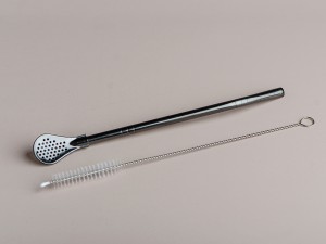 Бомбижья (бомбилья) для мате #85, 18см., металл. купить в Минске, Бомбижьи (бомбильи)