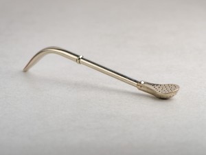 Бомбижья (бомбилья) для мате #74, 19 см., металл купить в Минске, Бомбижьи (бомбильи)