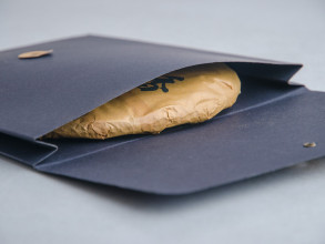 Подарочный конверт для блина (357г.) 22х22 см. купить в Минске, Шэн пуэр (зеленый)
