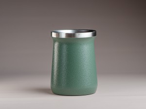 Матешница (калабас, калебас) #452, "Зеленый" металлический 250 мл. купить в Минске, Матешницы (калабасы, калебасы)