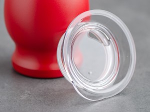 Матешница (калабас, калебас) #455, "Красный" металлический с крышкой 250 мл. купить в Минске, Матешницы (калабасы, калебасы)