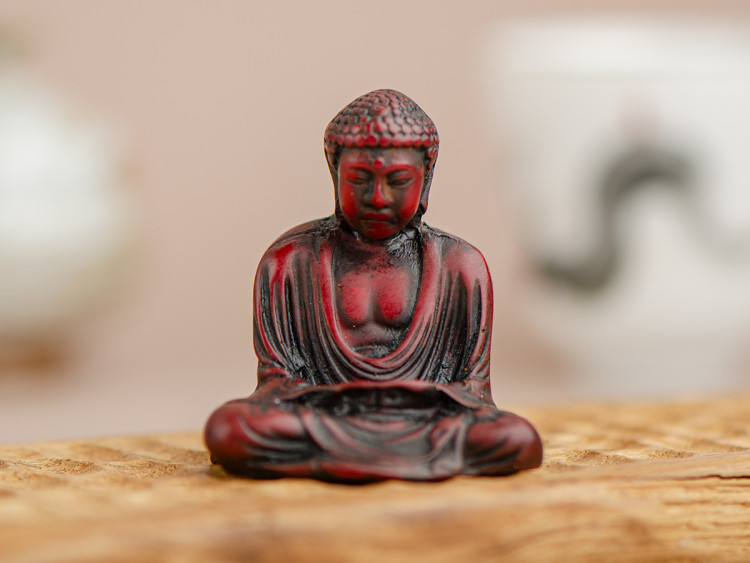 Фигурка #464, "Будда в медитации" пластик, 4,5 см. купить в Минске, Нужные мелочи