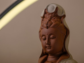 Богиня Гуань Инь (подставка #499 с подсветкой) + аромаконусы. купить в Минске, Посуда