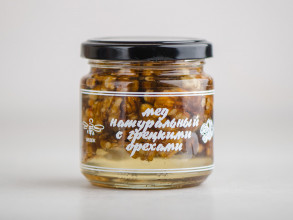 Мёд натуральный с грецкими орехами, 240 г. купить в Минске, Мед, шоколад, батончики