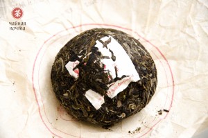 Шэн пуэр "Журавль и Сосна", Сягуань, 2016 г., 100 г., Шэн пуэр (зеленый)