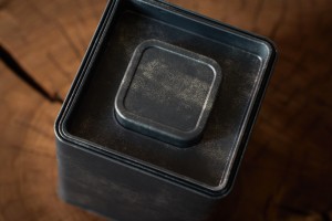 Баночка #268, серая, 10.5*10.5*13 см., металл купить в Минске, Баночки и чайницы