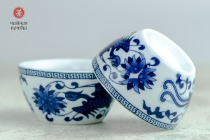 Пиала #1064, 45 мл, фарфор, Пиалы