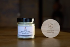 Аромасвеча "Зеленый рассвет", деревянный фитиль, соевый воск, 200 мл. купить в Минске, Ароматические свечи