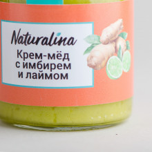 Крем-мёд с имбирём и лаймом, 170 г.  купить в Минске, Мёд