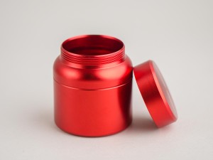 Баночка #219, красная, 6,5х5,5 см., алюминиевая. купить в Минске, Нужные мелочи