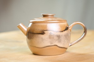 Чайник #2104, 130 мл., фарфор дровяного обжига, Чайники