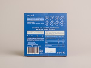 Шоколад Amavi «Фундук,Изюм» Темный 62% 50 г., Шоколад без сахара