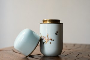 Баночка #262, 10х4,5 см. керамика. купить в Минске, Баночки и чайницы