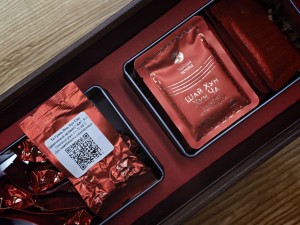 Подарочный набор с чаем "Счастья и процветания!", 10 шт. ТГ и 10 шт. Шай Хуна. купить в Минске, Идеи для подарка