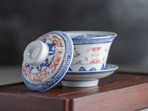 Гайвань #677, "Свет над синими горами", 160 мл., цзиндэчжэньский фарфор., Гайвани