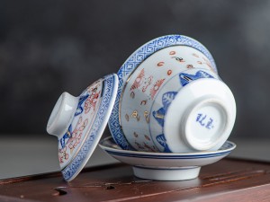 Гайвань #677, "Свет над синими горами", 160 мл., цзиндэчжэньский фарфор., Гайвани